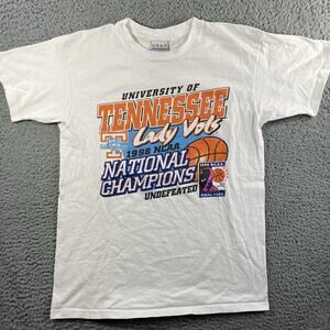 VTG TENNESSEE LADY VOLS SHIRT ADULT LARGE 1998 USA MADE SINGLE STITCH UNDEFEATED